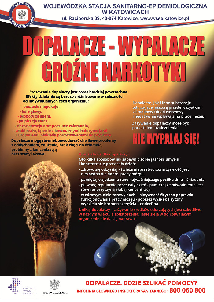 Dopalacze-Wypalacze groźne narkotyki